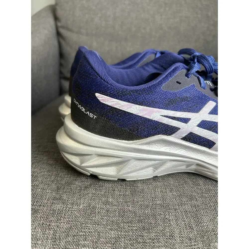 Asics‎ Dynablast 3 Shoes Womens Size 8.5 Blue White Running Sneaker 1012B289